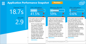 Application Performance Snapshot